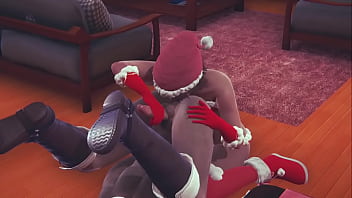 Resident evil jill & claire have some fun with bad santa Resident evil jill & claire have some fun with bad santa