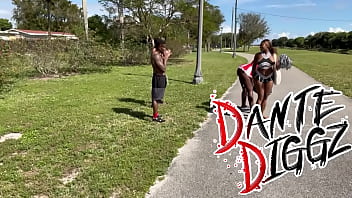 Ebony bbc slut cheerleaders sugga baddie & deja babe fuck the star football players after practice