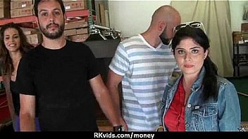 Slutty amateur babe is paid cash from some crazy public sex 30