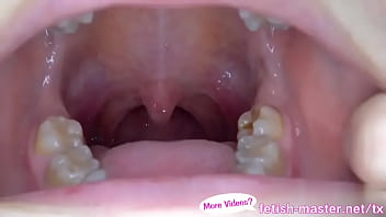 Japanese asian tongue spit fetish