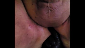 After shoping and some new clotes she wanted to make me rimjob and prostate massage