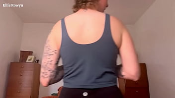 Teaching the gym's pervert a hard lesson with my strap