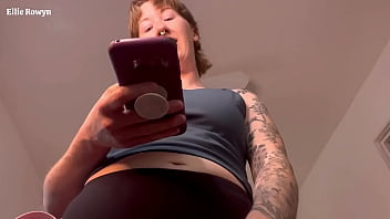 Teaching the gym's pervert a hard lesson with my strap