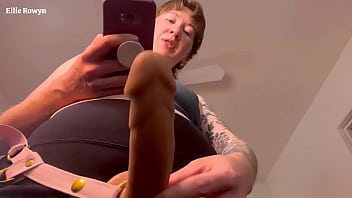 Teaching the gym's pervert a hard lesson with my strap