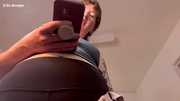 Teaching the gym's pervert a hard lesson with my strap