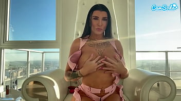 Horny huge tits milf masturbates her pussy to orgasm