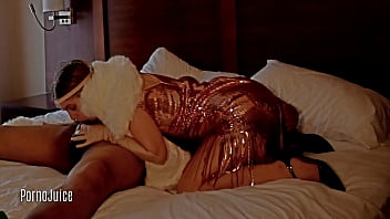 Highlights blonde flapper sucks black dick after dressing up Highlights blonde flapper sucks black dick after dressing up