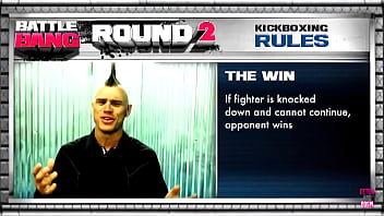 Following the conclusion of the altercation the physically attractive jazy berlin contentedly snatches the victor