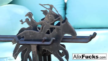 Blonde babe gets banged hard