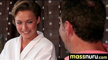 Nuru massage ends with a hot shower fuck 19