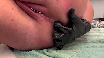 Three fingers in the ass and asshole play plus pissing a lot Three fingers in the ass and asshole play plus pissing a lot