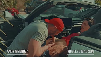 Lips locked on muscledmadison at casamaxxx in a steamy car scene—pre sale’s hot on now