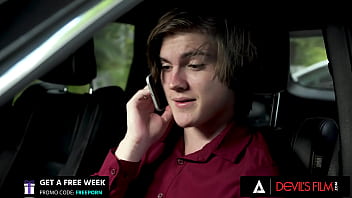 Swinger redhead gets her mouth and pussy plumbed