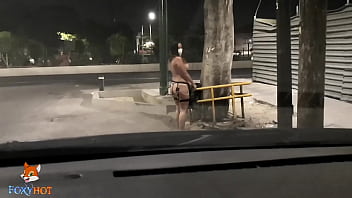 De vuelta en tlalpan mostrando mis tetas en la noche