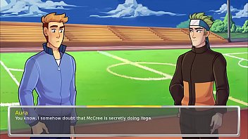 Swimming kissing blowing