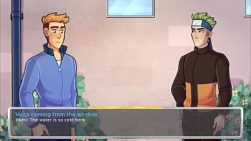 Swimming kissing blowing