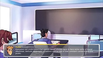 Swimming kissing blowing