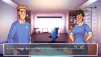 Swimming kissing blowing