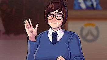 Swimming kissing blowing