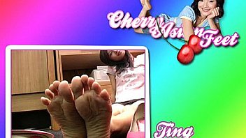Cherry asianfeet model ting