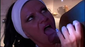 A giant black cock in the ass of this slutty milf