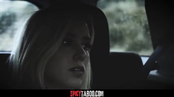 Blonde teen does everything to please dominant studs in threesome