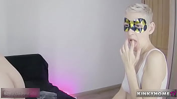 The girl jerks off the guy