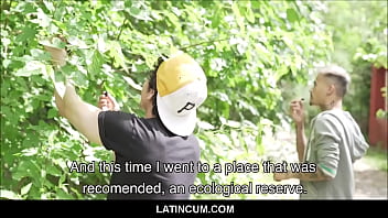 Latincumcom Young Horny Latino Sex Outside While Visiting Ecological Reserve thumbnail