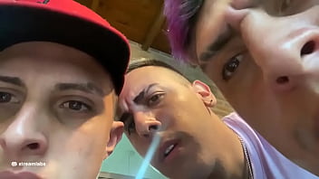 Trio con adolecente modelo y su hermana de 18