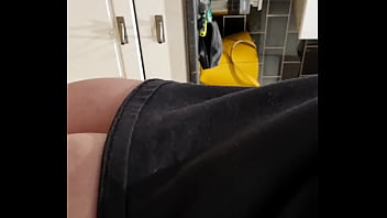 In the kitchen getting a trim