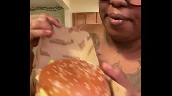 Og shabrim being a fatty girl with dis double big mac️