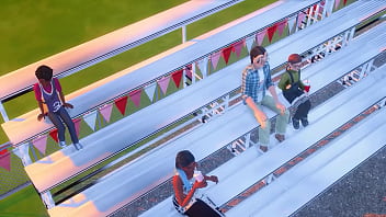 Football player fucks neighbor after teaching her football