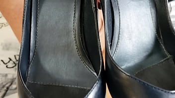 Teasing dirty talking pantyhose slut