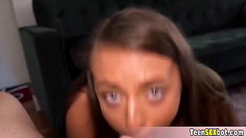 Long legged cute stepsis gets her pussy cremapied