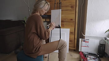 Painting a pussy flower