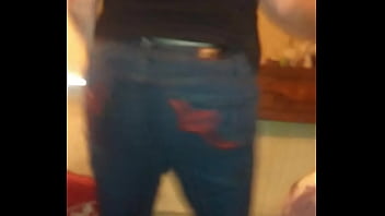 High dumb white slut entertaining the neighborhood