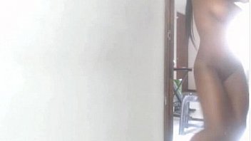 Latin teen with perfect tits on webcam