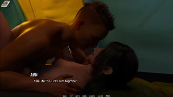 Taboo university #74 fingering pink pussy emo girl in a tent