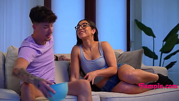 Binge watching family boning