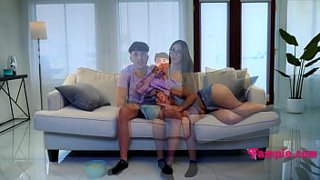 Binge watching family boning