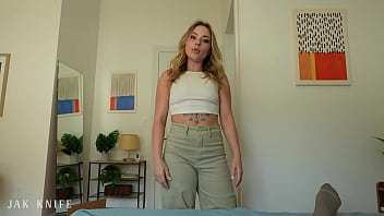 My big titty neighbor caught me spying now i have to pay the price chloe surreal