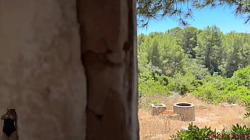 Promo nicky mist in a ruined house he fucks me cum on my natural tits