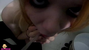 The student cheated on the guy and got punished by her husband pissing in her mouth