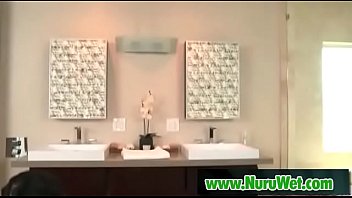 Horny asian masseuse gives an oral massage 01