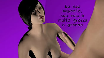 Primeiro anal com a esposa com legendas picantes