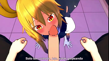 This dragon turns into a slut when she tries a penis