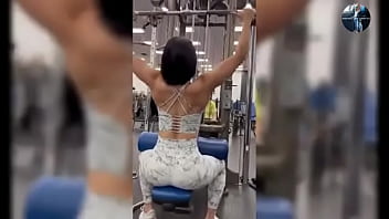 Fitness woman likes to show off all naked