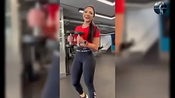 Fitness woman likes to show off all naked