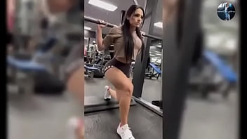 Fitness woman likes to show off all naked