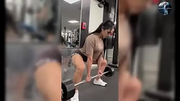 Fitness woman likes to show off all naked